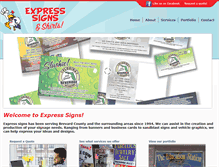 Tablet Screenshot of expressmeasign.com